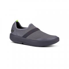 OOFOS Women's OOmg Fibre Low Shoe - Black Gray