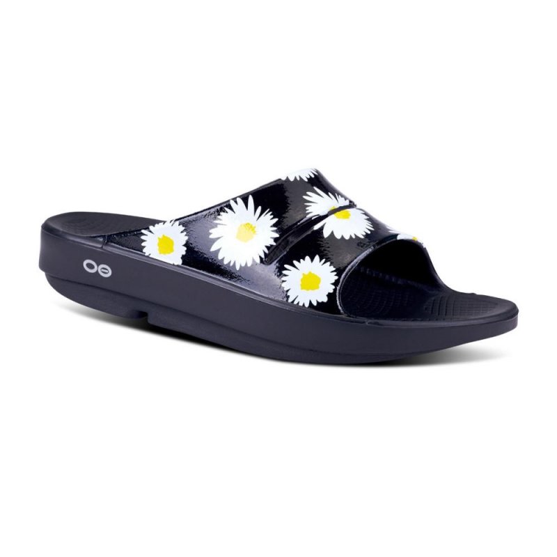 OOFOS Women's OOahh Luxe Slide Sandal - Daisy