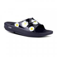 OOFOS Women's OOahh Luxe Slide Sandal - Daisy