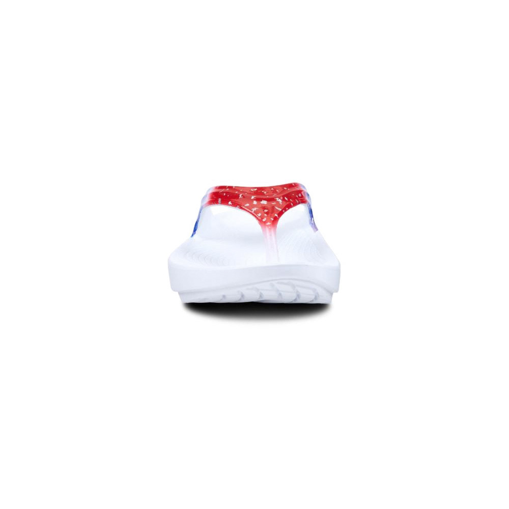 OOFOS Women's OOlala Limited Sandal - Firecracker