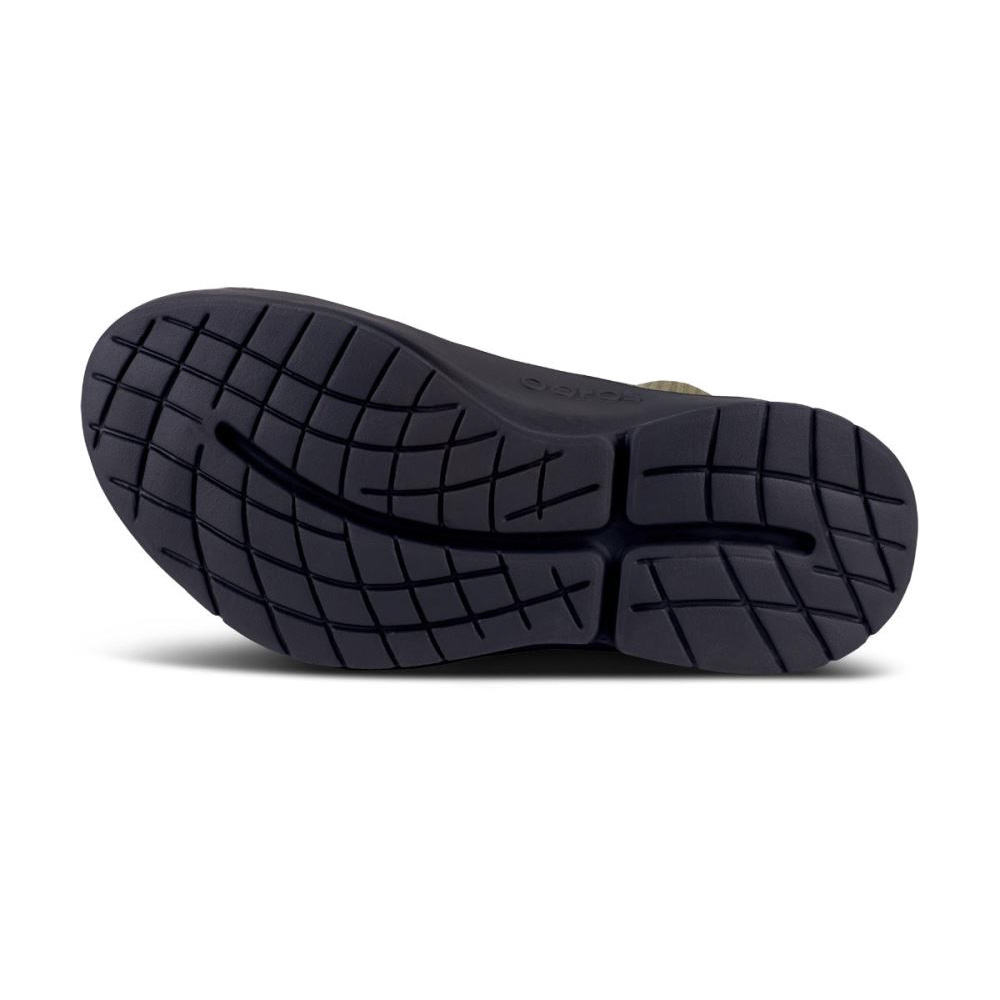 OOFOS Men's OOmg eeZee Mid Shoe - Black & Green