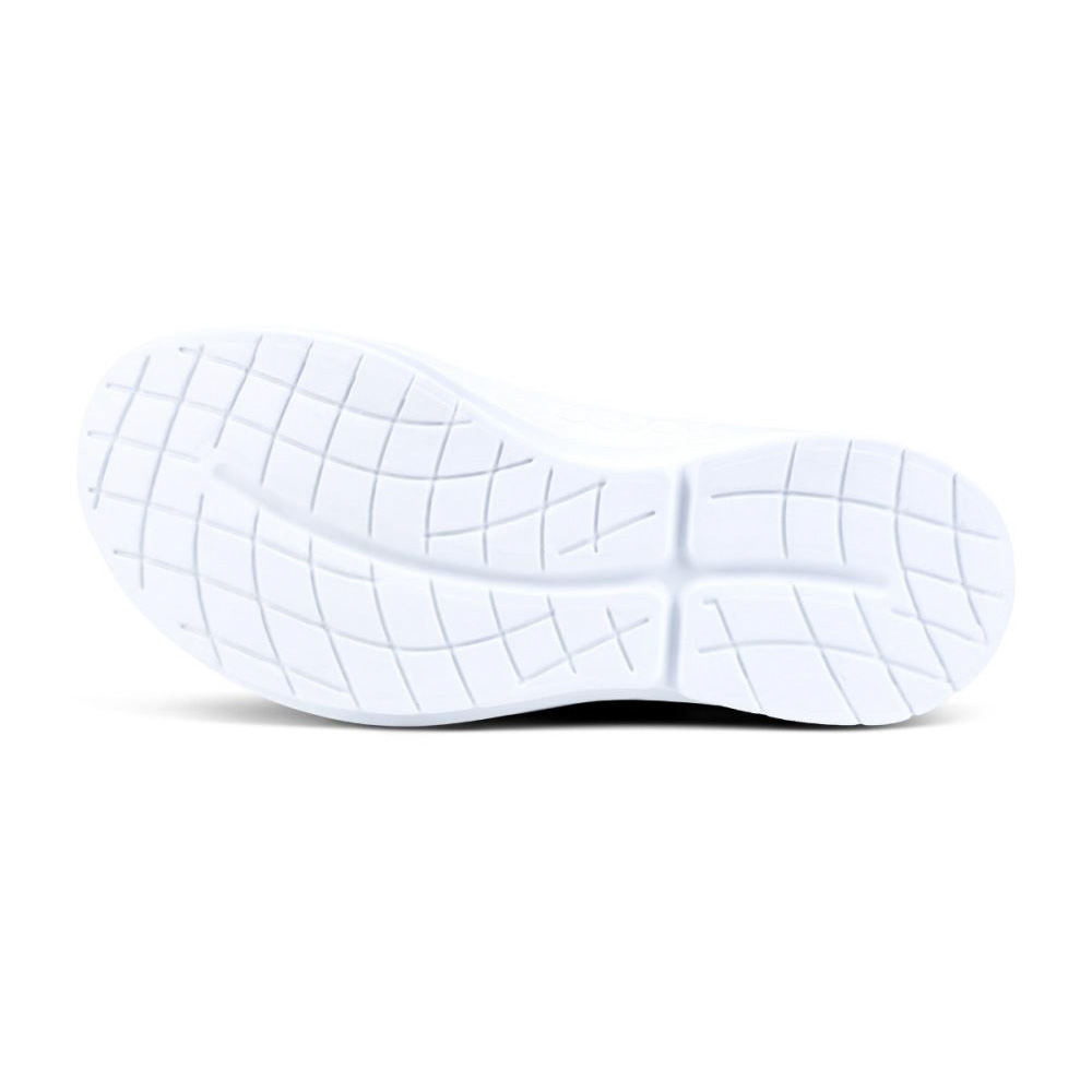 OOFOS Women's OOmg eeZee Low Shoe - White Black