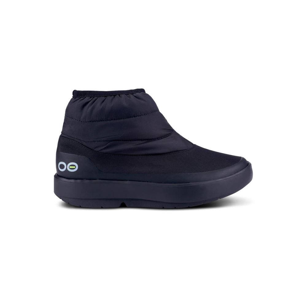 OOFOS Women's OOmg Bootie - Black