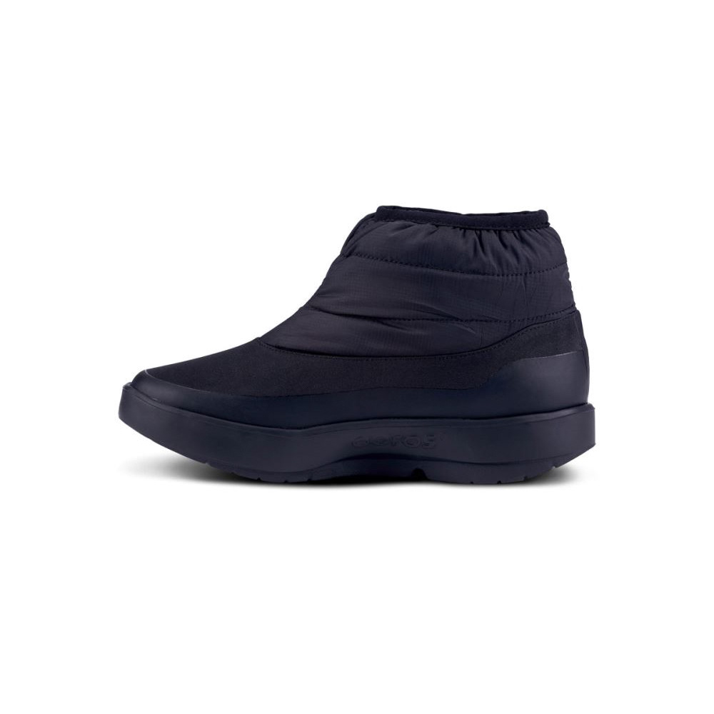OOFOS Women's OOmg Bootie - Black
