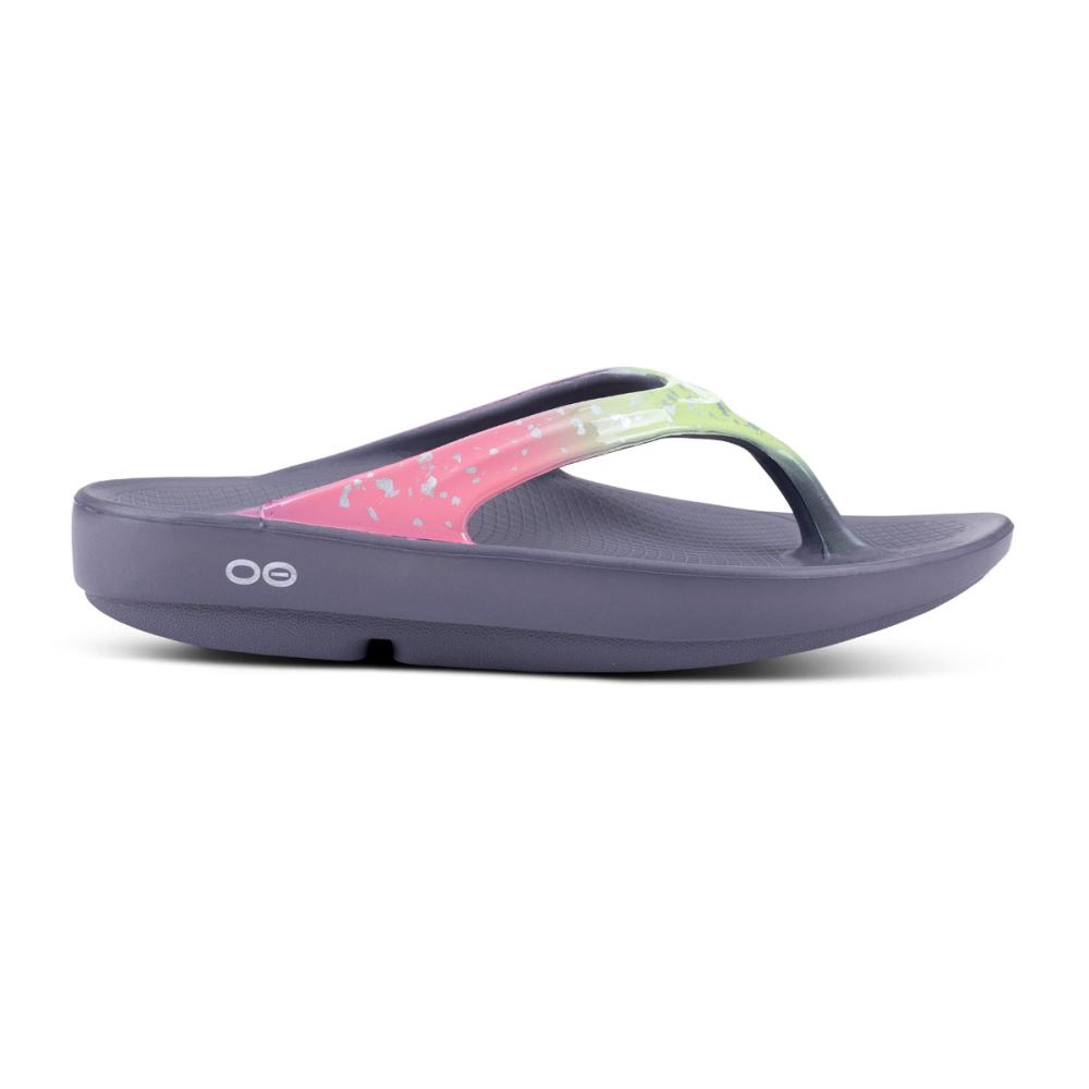 OOFOS Women's OOlala Limited Sandal - Watermelon