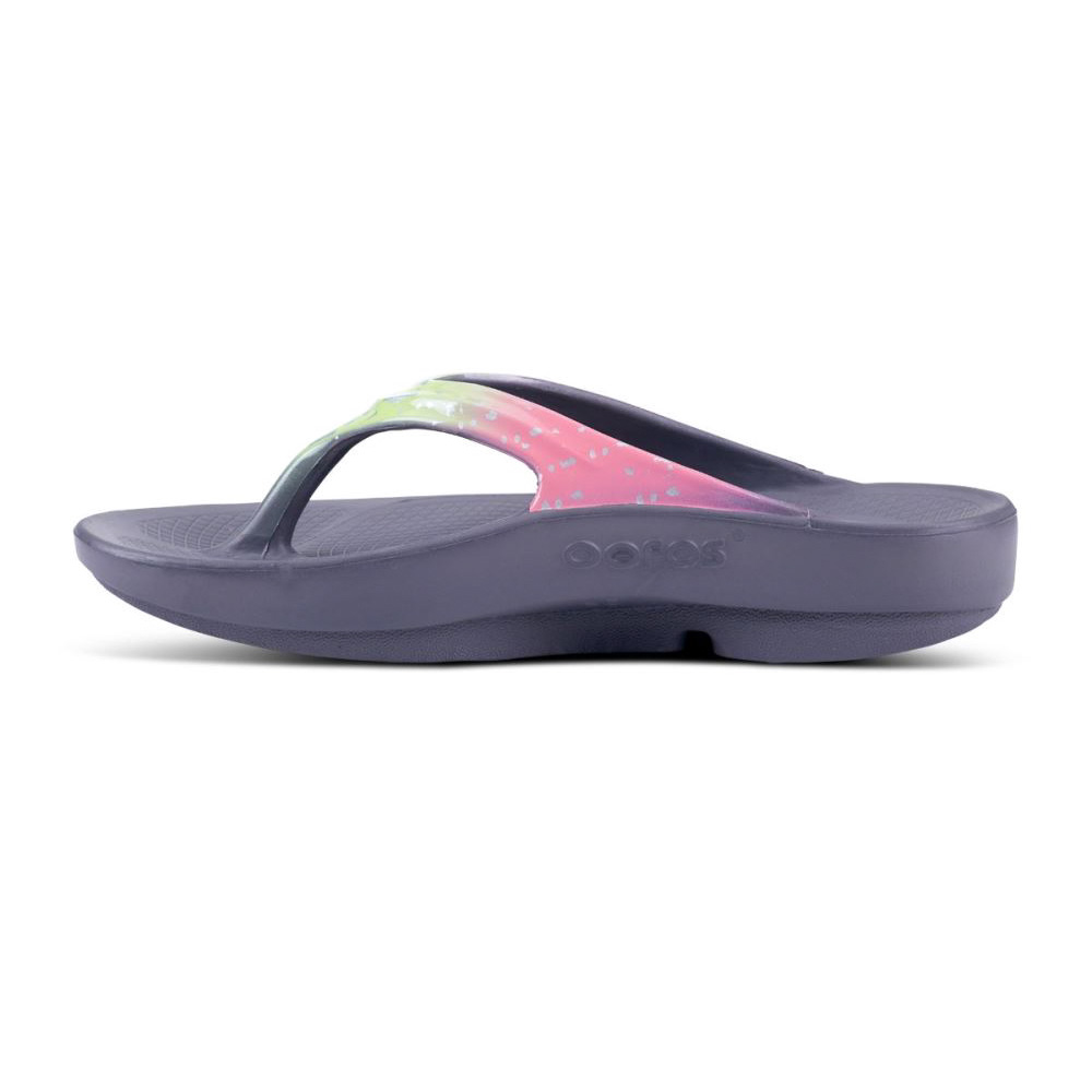 OOFOS Women's OOlala Limited Sandal - Watermelon