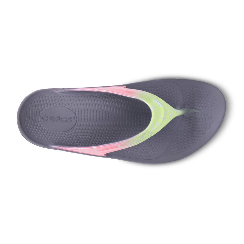 OOFOS Women's OOlala Limited Sandal - Watermelon