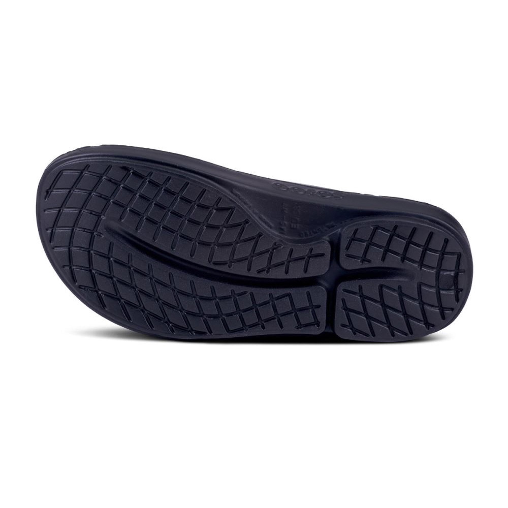 OOFOS Women's OOahh Luxe Slide Sandal - Purple Camo