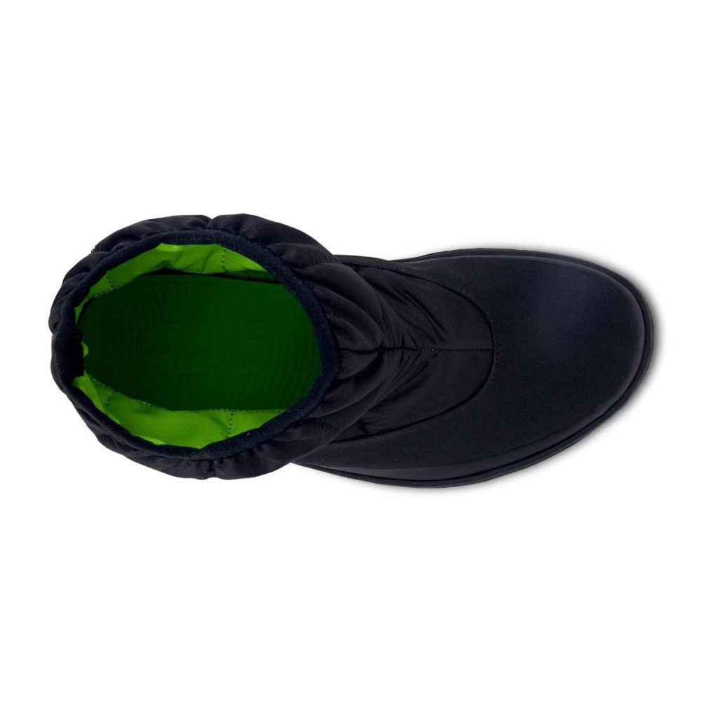OOFOS Men's OOmg Low Boot - Black
