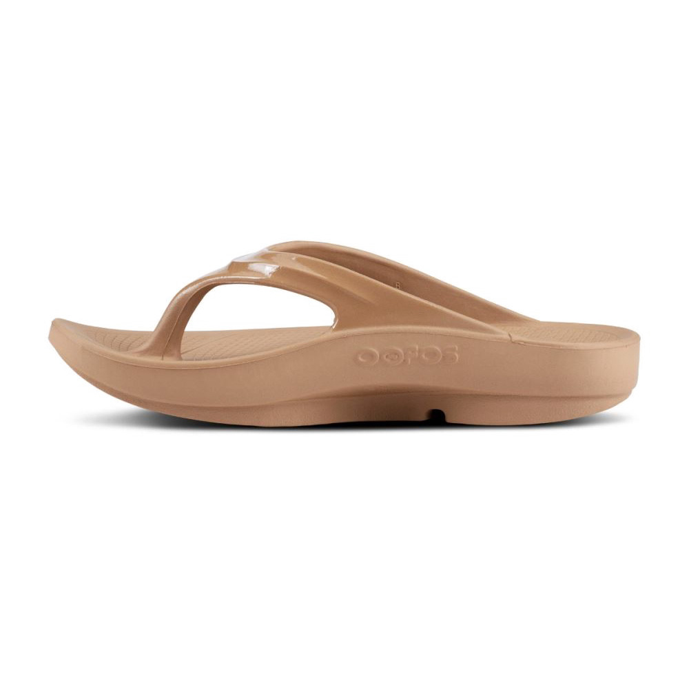 OOFOS Women's OOlala Sandal - Taupe