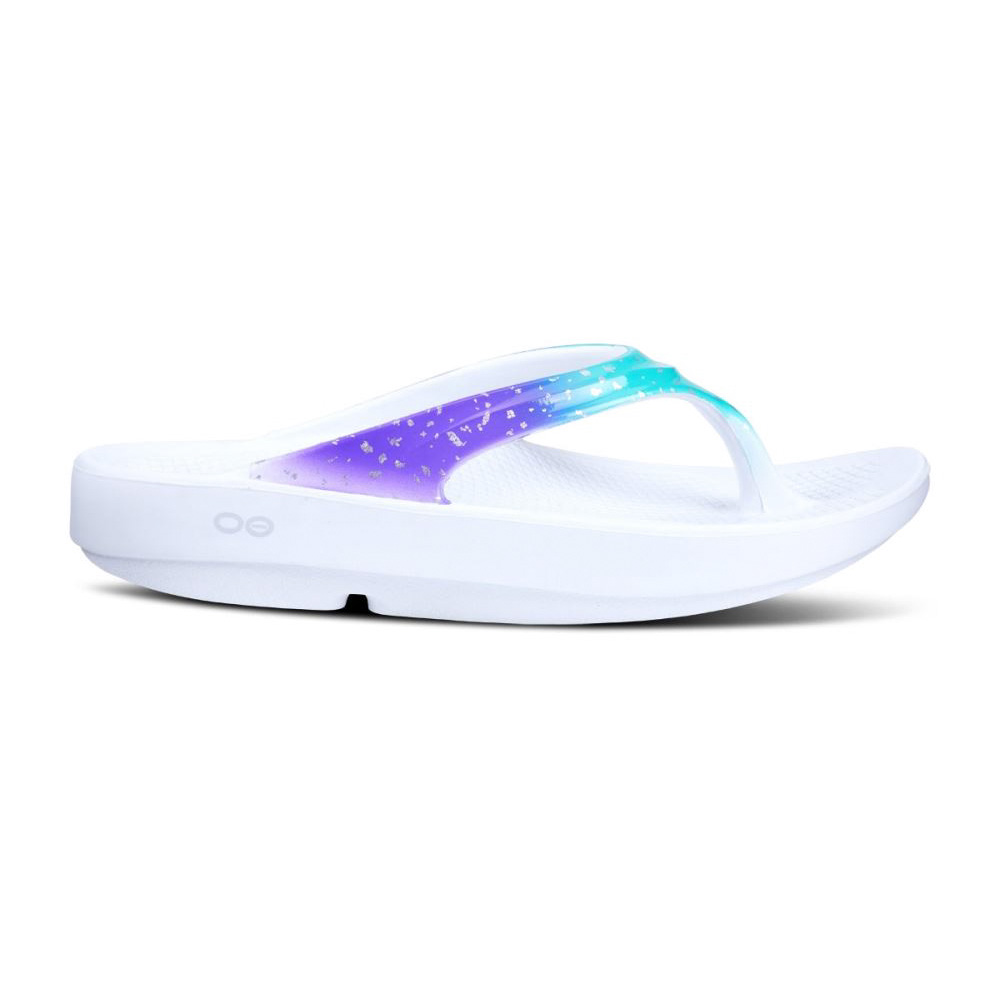 OOFOS Women's OOlala Limited Sandal - Confetti
