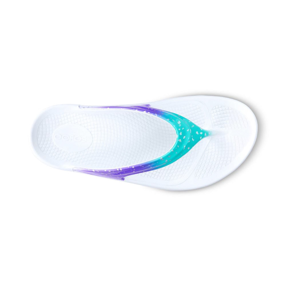 OOFOS Women's OOlala Limited Sandal - Confetti