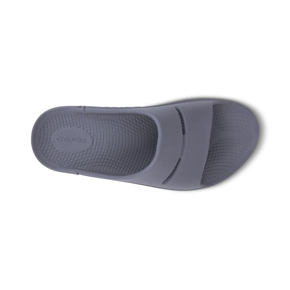 OOFOS Women's OOahh Slide Sandal - Slate