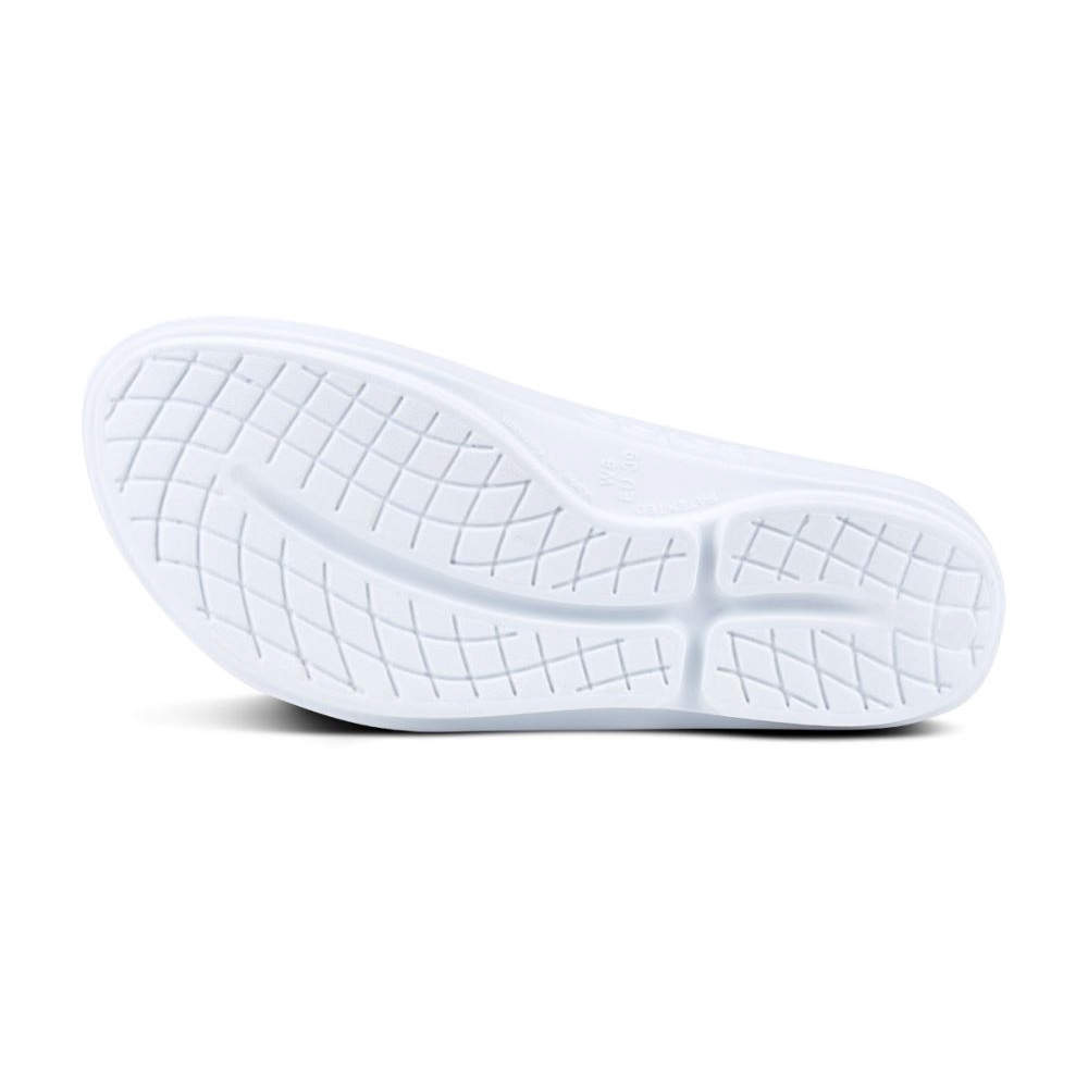 OOFOS Women's OOlala Sandal - White