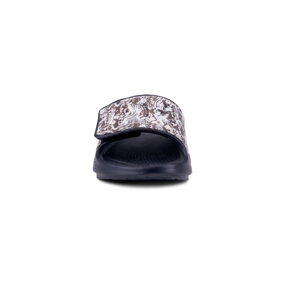 OOFOS Women's OOahh Sport Flex Sandal- Desert Camo