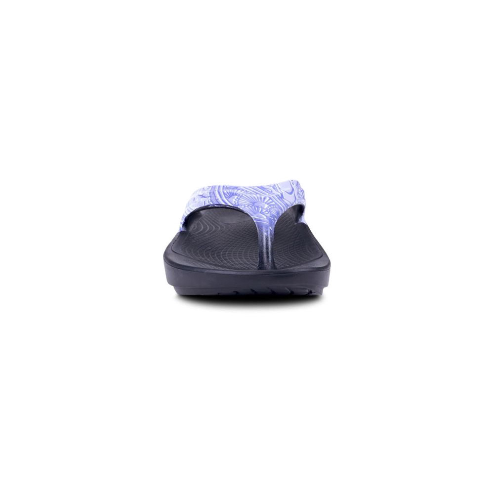 OOFOS Women's OOlala Limited Sandal - Lavender Paisley