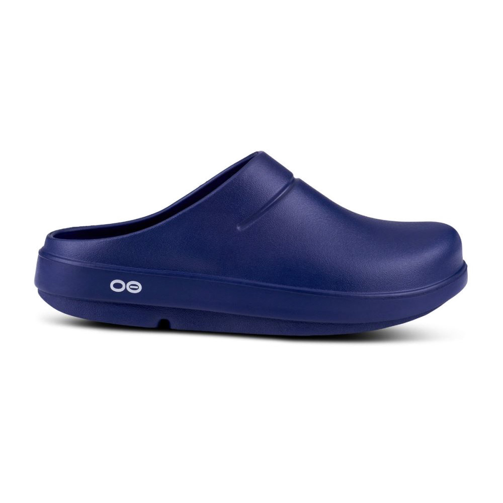 OOFOS Women's OOcloog Clog - Navy