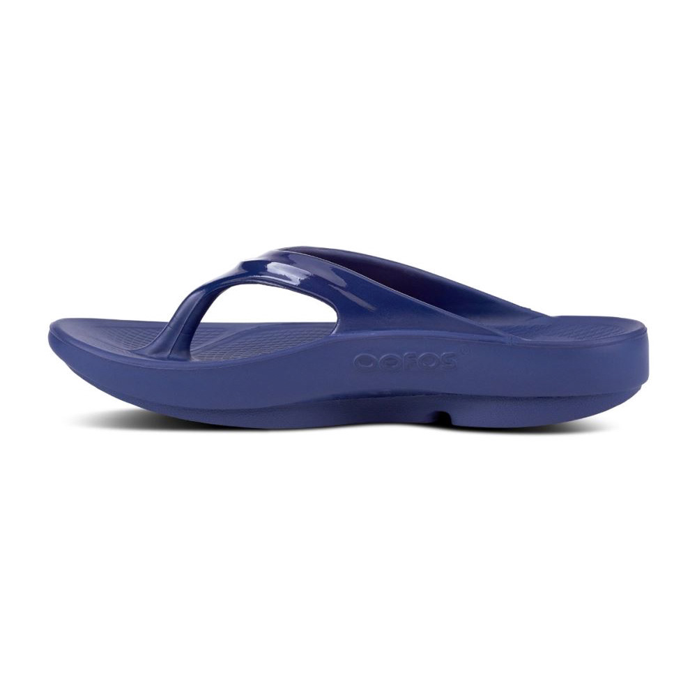 OOFOS Women's OOlala Sandal - Navy