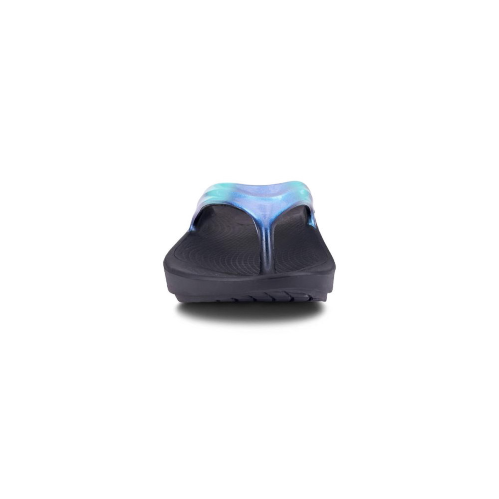 OOFOS Women's OOlala Luxe Sandal - Atlantis