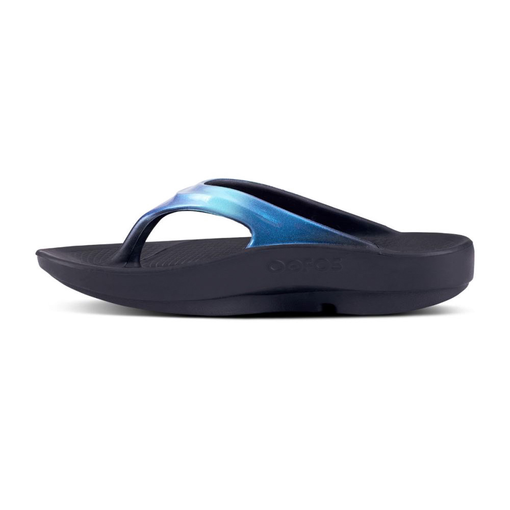 OOFOS Women's OOlala Luxe Sandal - Atlantis