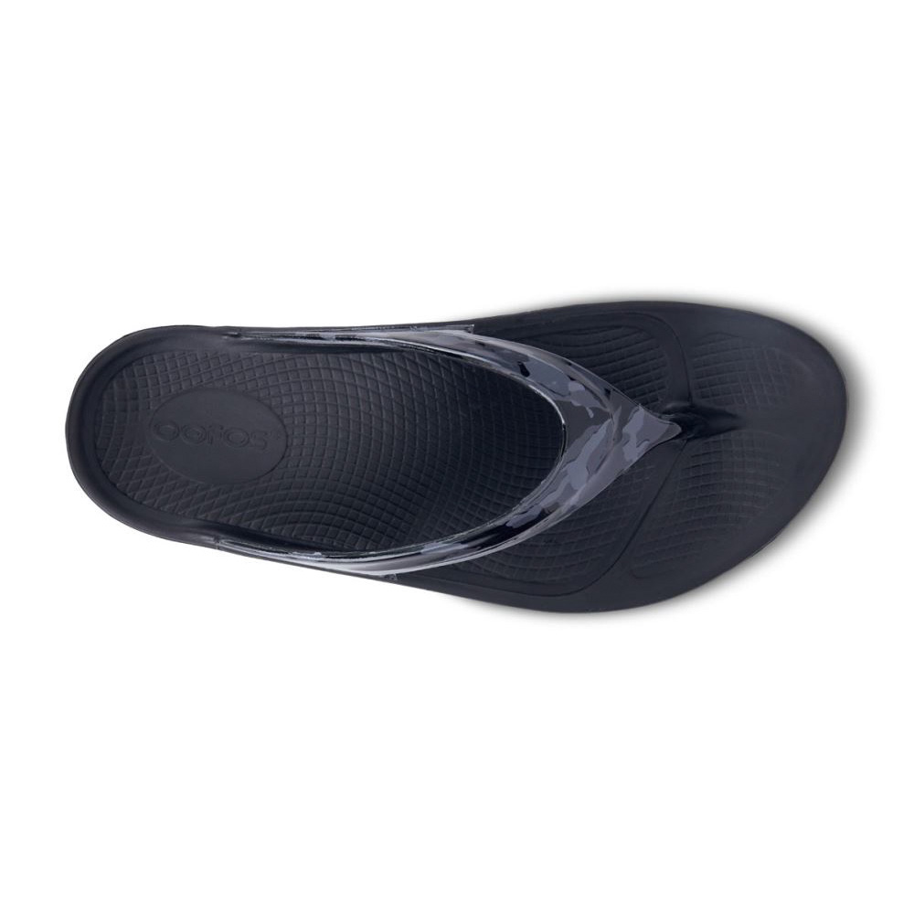 OOFOS Women's OOlala Limited Sandal - Black Camo