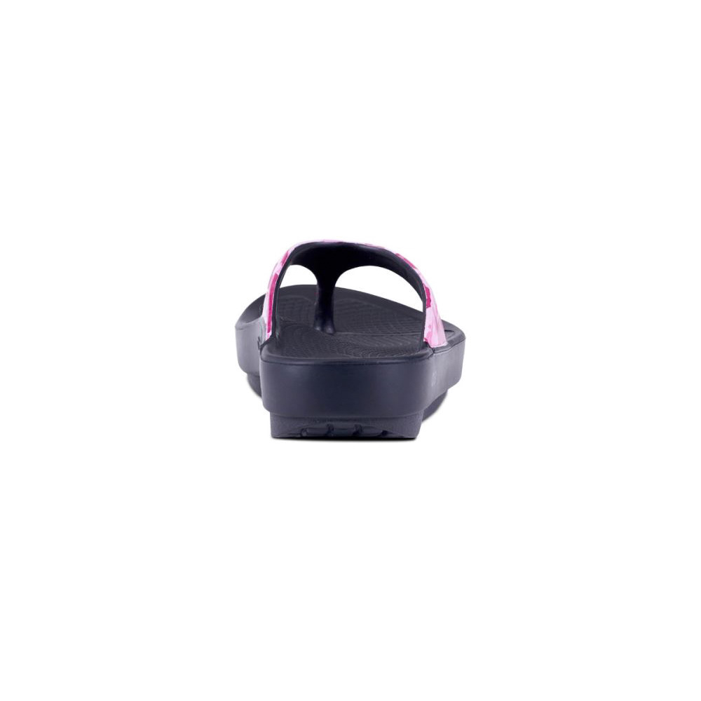 OOFOS Women's OOlala Limited Sandal - Project Pink Camo