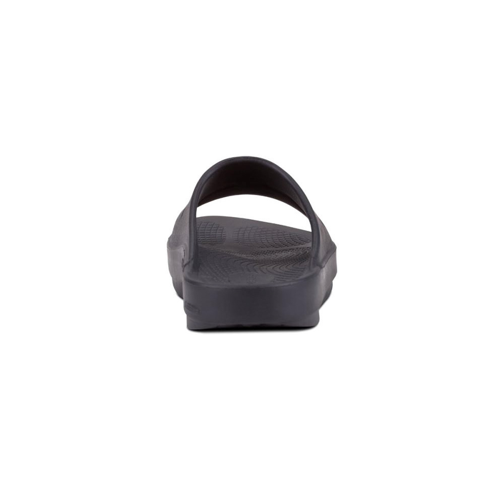 OOFOS Men's OOahh Sport Slide Sandal - Black Matte