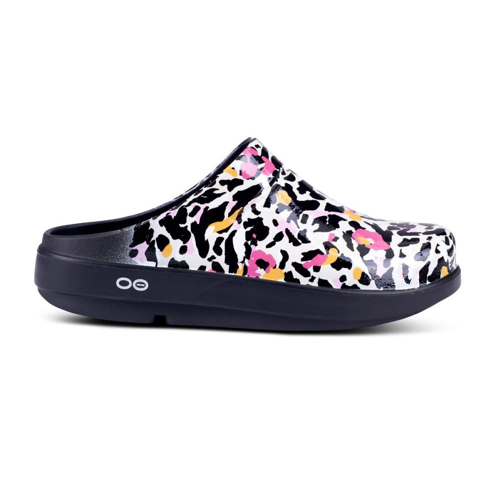 OOFOS Women's OOcloog Limited Edition Clog - Tiger Lily