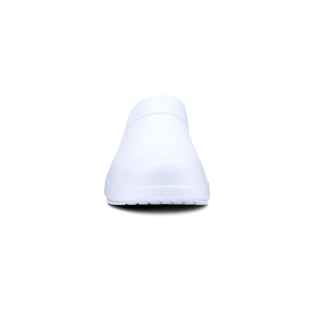 OOFOS Women's OOcloog Clog - White