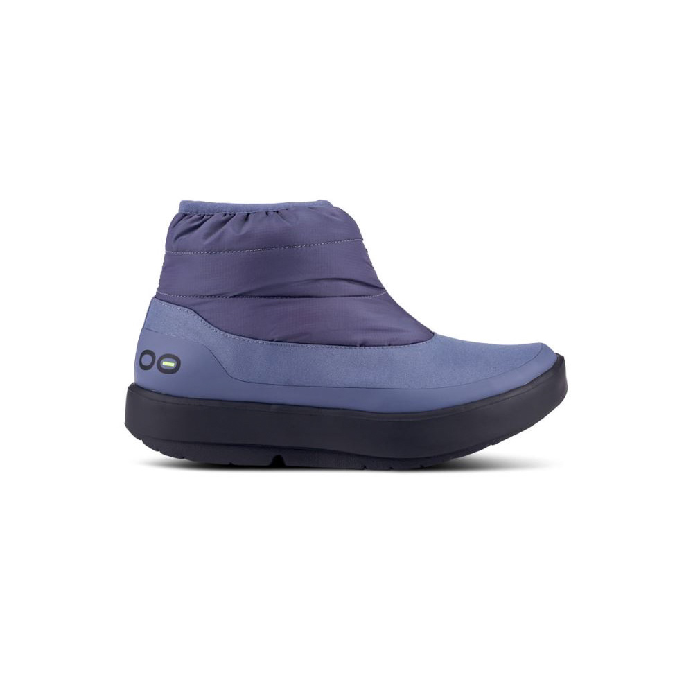 OOFOS Women's OOmg Bootie - Pewter