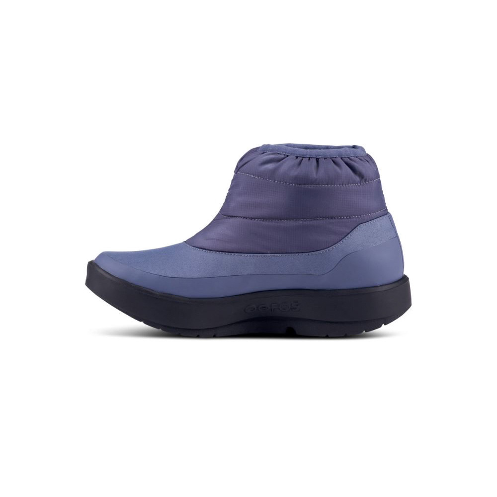 OOFOS Women's OOmg Bootie - Pewter