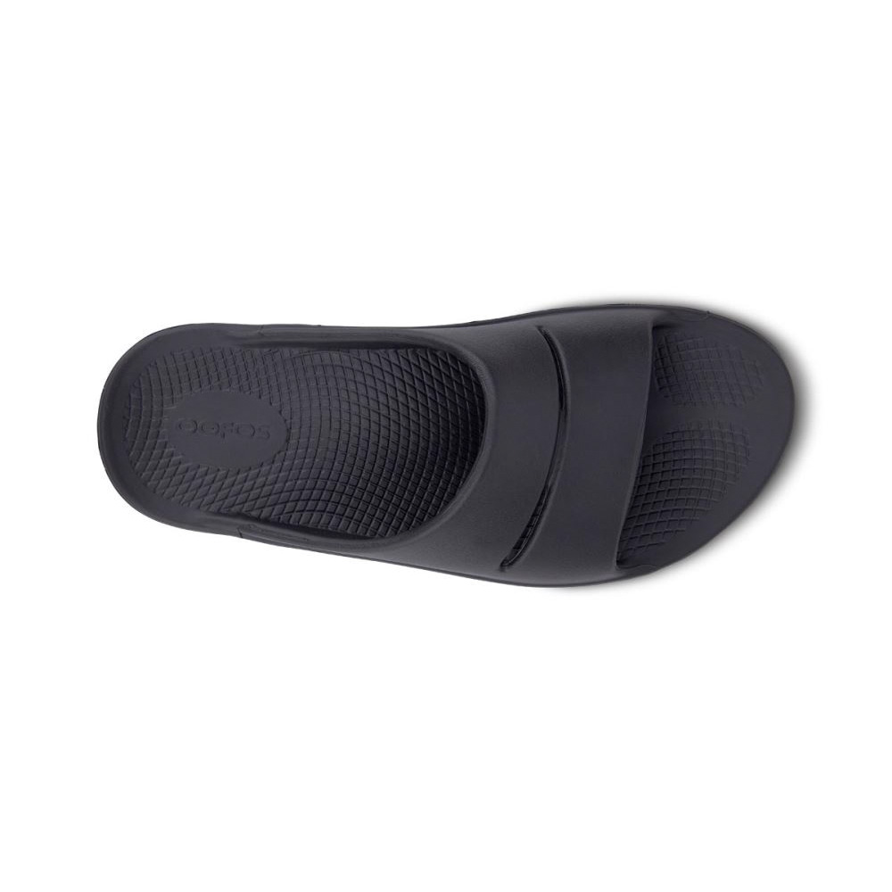 OOFOS Men's OOahh Slide Sandal - Black