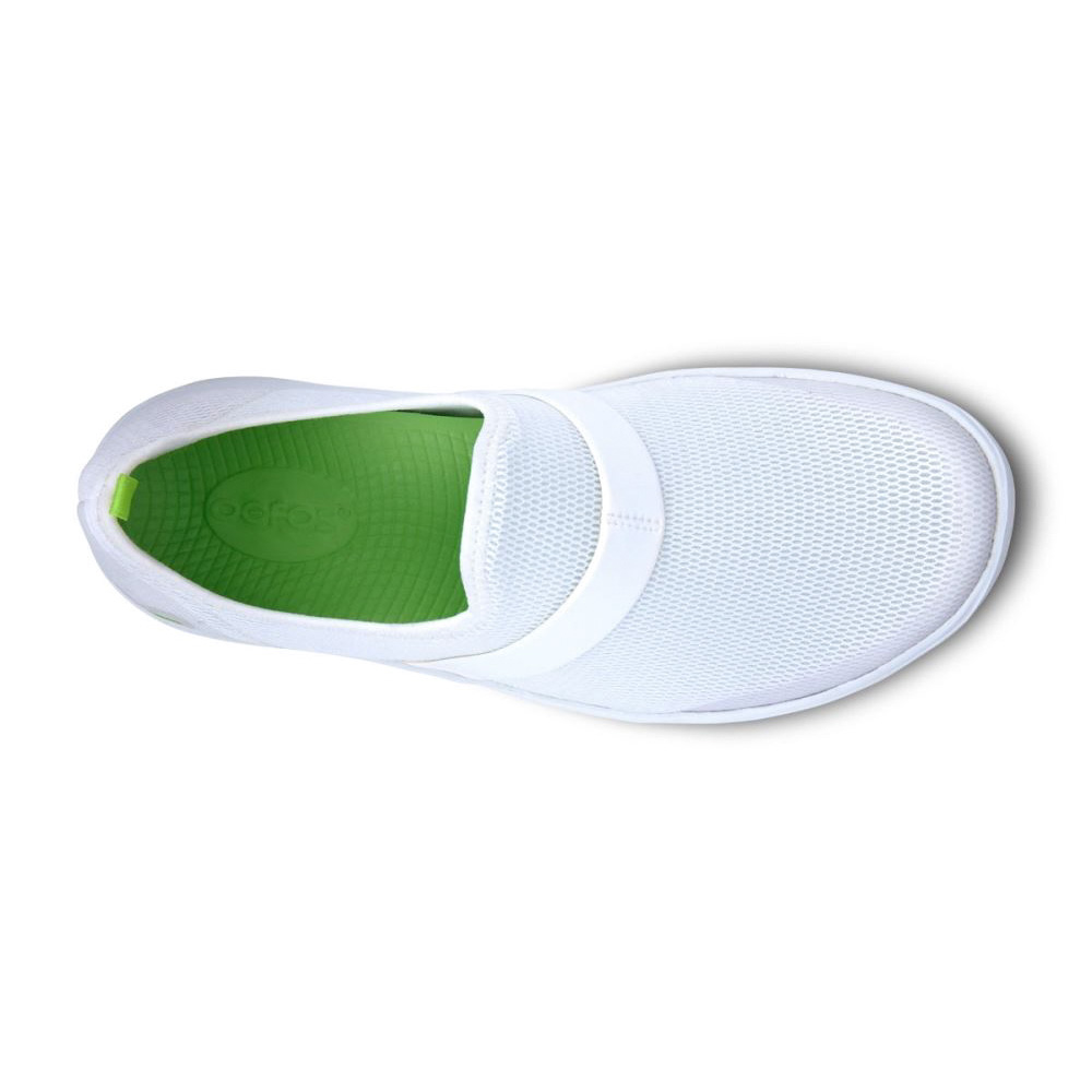 OOFOS Women's OOmg Low Shoe - White