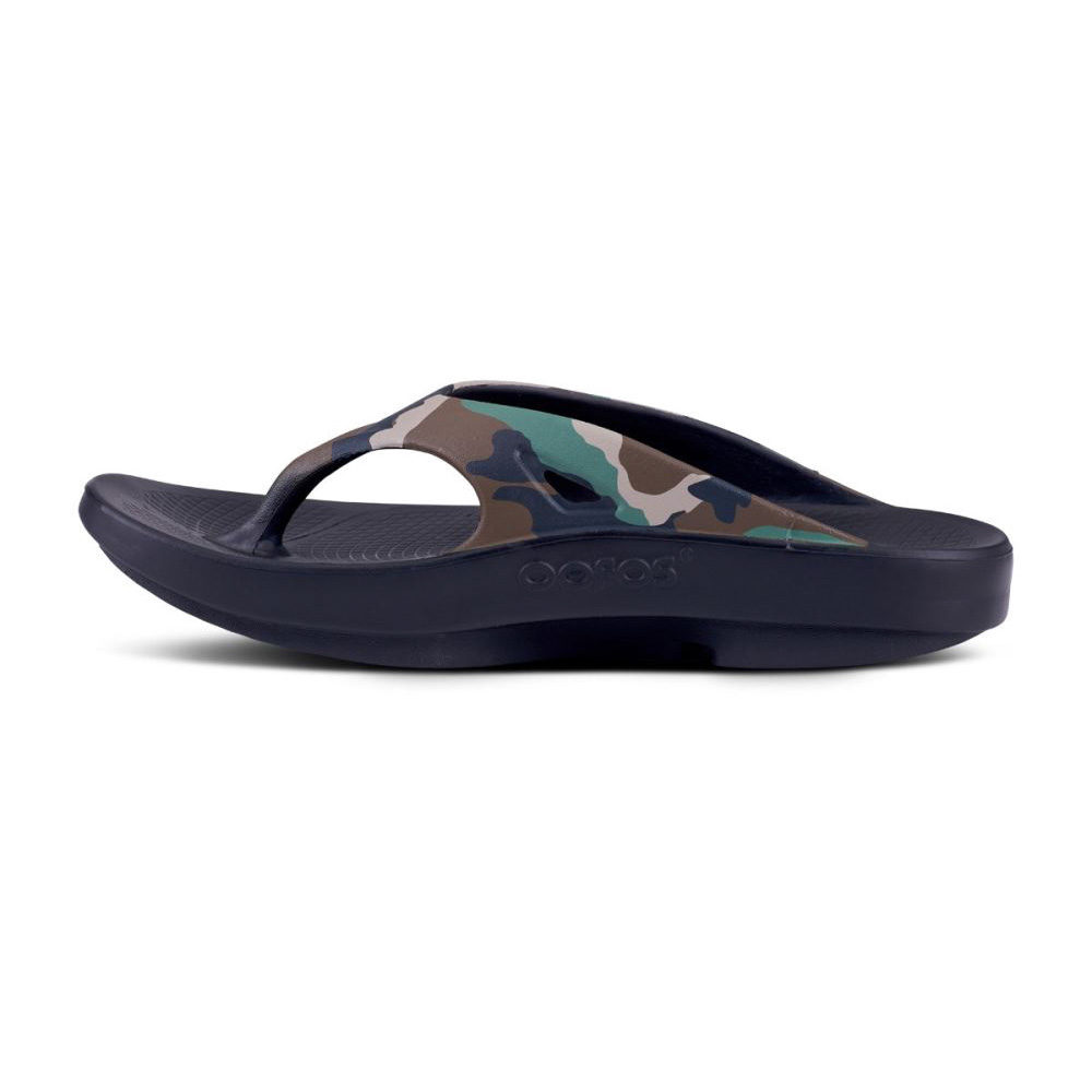 OOFOS Men's OOriginal Sport Sandal - Woodland Camo