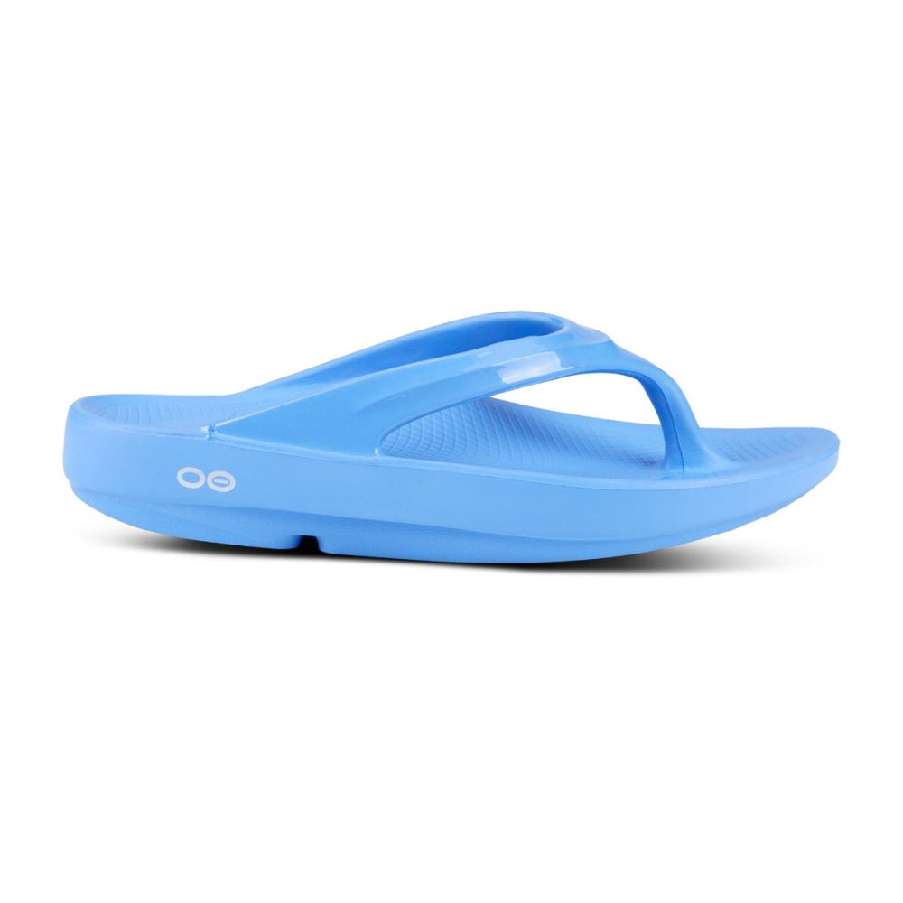 OOFOS Women's OOlala Sandal - Light Blue