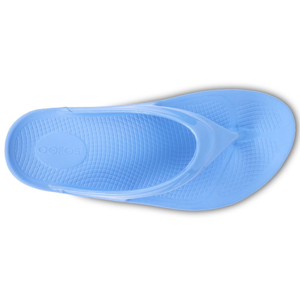 OOFOS Women's OOlala Sandal - Light Blue