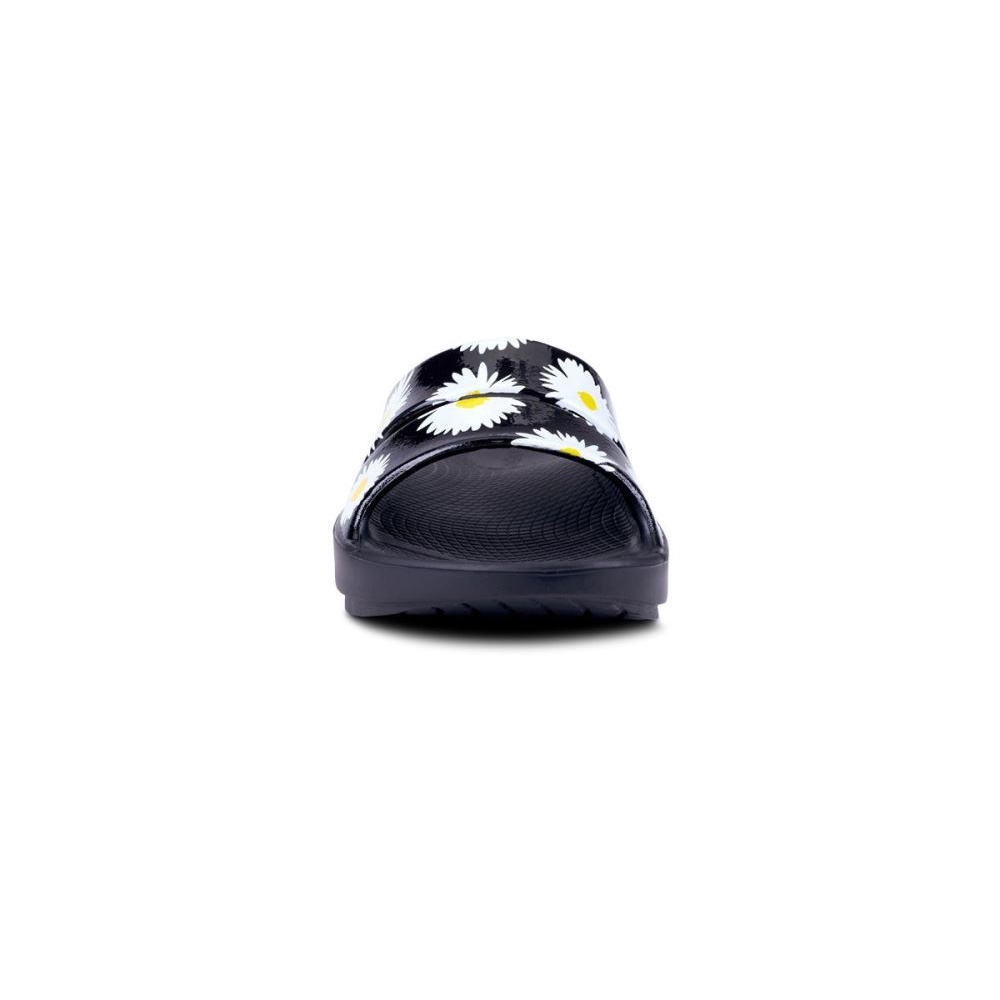 OOFOS Women's OOahh Luxe Slide Sandal - Daisy