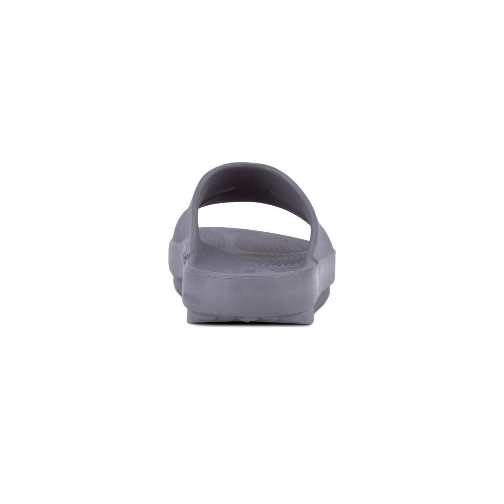 OOFOS Men's OOahh Slide Sandal - Slate