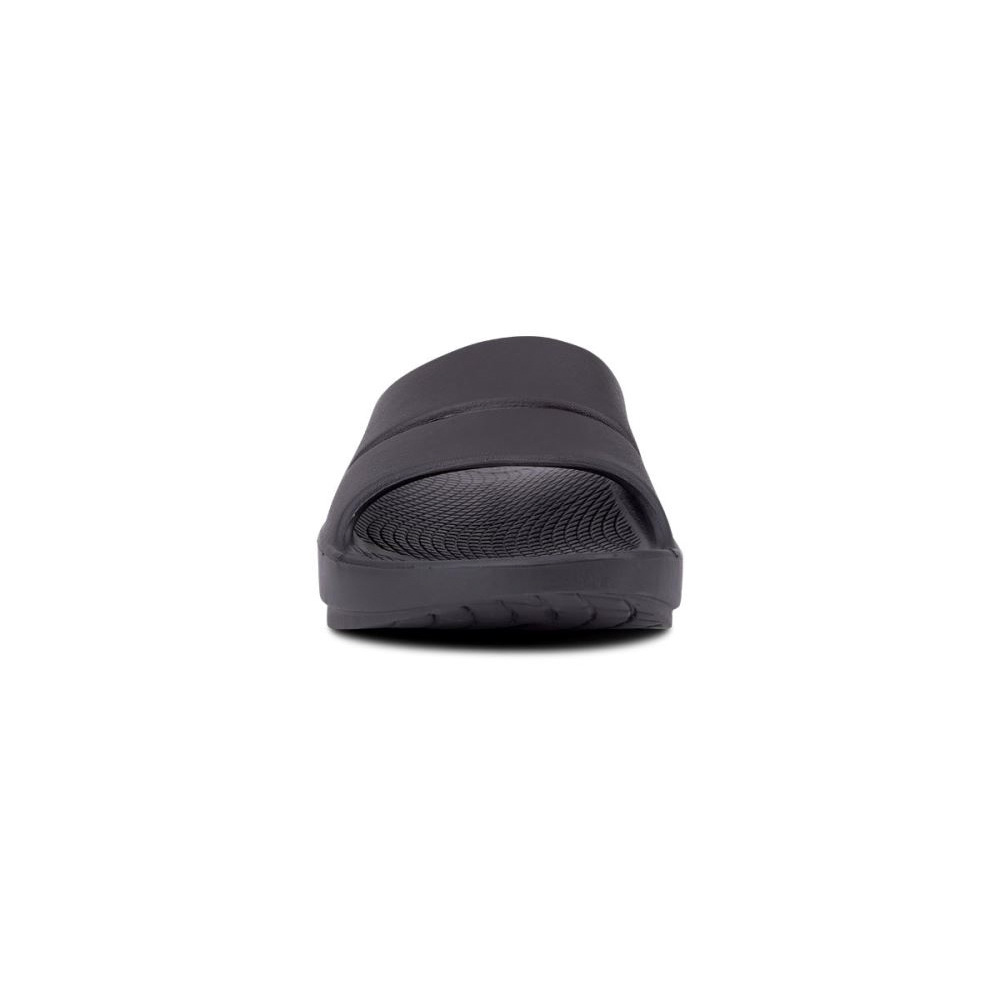 OOFOS Women's OOahh Slide Sandal - Black