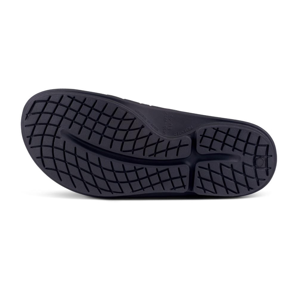 OOFOS Men's OOahh Sport Flex Sandal- Gray